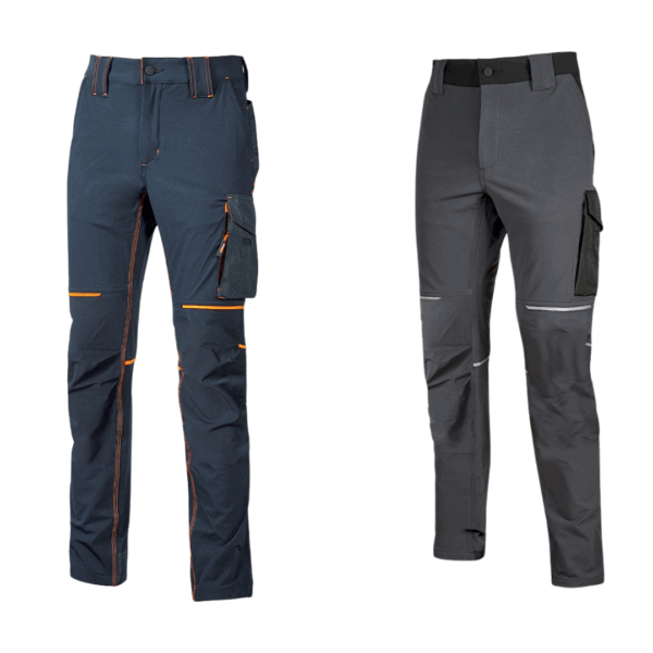 WorkWear Kit U-Power, Box con Pantaloni Tech, 2 Maglie, Guanti, da Lavoro - immagine 2