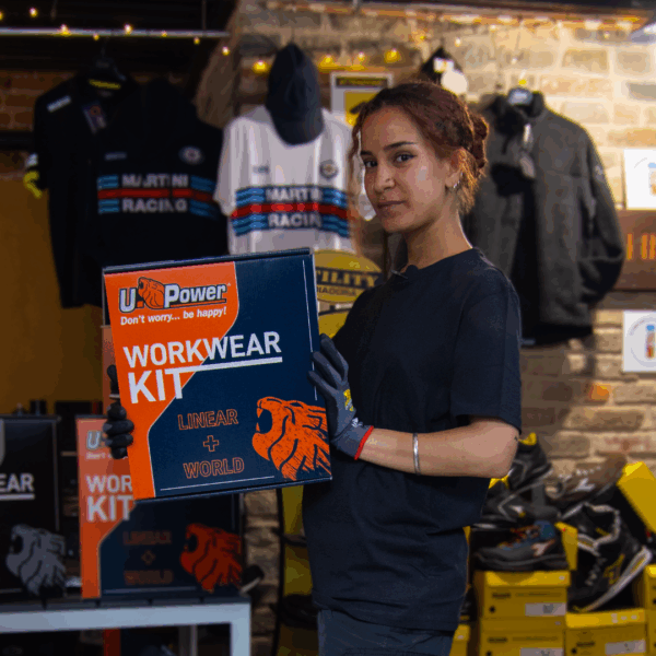 WorkWear Kit U-Power, Box con Pantaloni Tech, 2 Maglie, Guanti, da Lavoro - immagine 5
