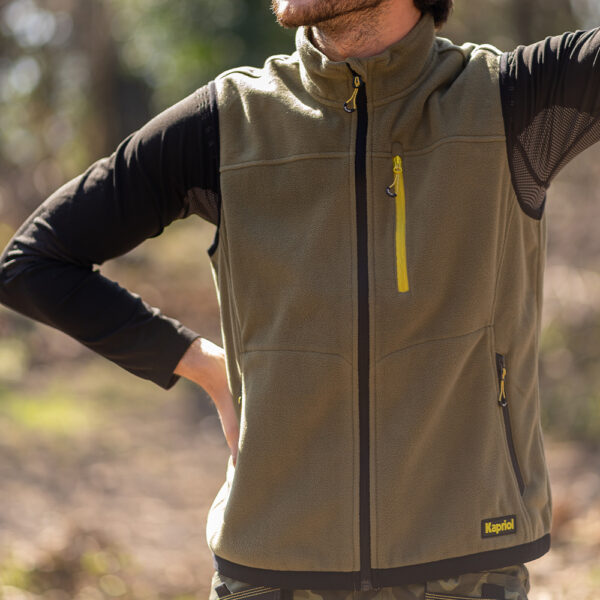 Gilet da lavoro in Pile Kapriol Slick Verd - immagine 2