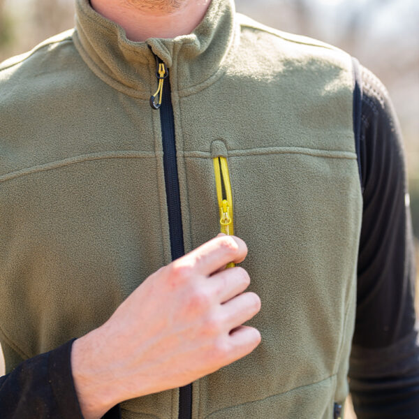 Gilet da lavoro in Pile Kapriol Slick Verd - immagine 4